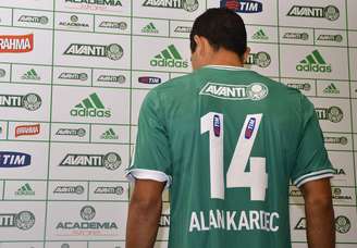Kardec escolheu usar a camisa 14 em sua passagem pelo Palmeiras