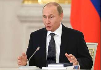 O presidente da Rússia, Vladimir Putin, durante reunião do Conselho de Estado, no Kremlin, em Moscou, na semana passada. 24/12/2014