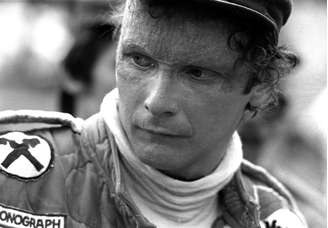 O ex-piloto austríaco Niki Lauda, em 1977