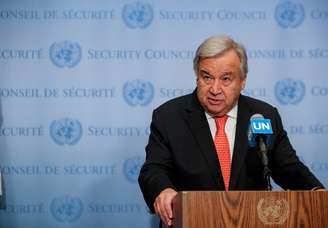 Secretário-geral da ONU, António Guterres, discursa na sede da entidade em Nova York
01/08/2019 REUTERS/Brendan McDermid 