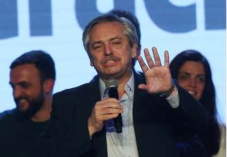 Candidato de oposição na Argentina Alberto Fernández discursa em Buenos Aires
12/08/2019 REUTERS/Agustin Marcarian