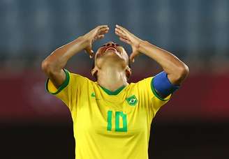 Marta lamenta derrota do Brasil para o Canadá