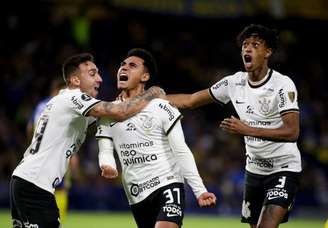 Du Queiroz marcou pela primeira pelo Timão contra o Boca (Foto: Rodrigo Coca/Agência Corinthians)