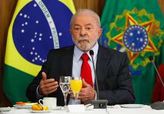 O presidente Lula 