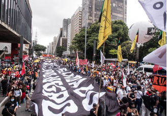 Marcha da Consciência Negra realizada na Avenida Paulista