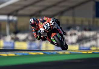 Celestino Vietti liderou primeira atividade da Moto2 na Catalunha
