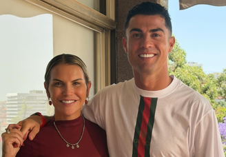 Katia Aveiro e o irmão Cristiano Ronaldo