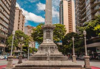 Praça Sete, no Centro de Belo Horizonte, em Minas Gerais 