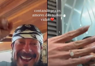 Bell Marques em ligação de vídeo com Mari Gonzalez e Pipo Marques