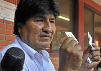 <p>Morales, um indígena de tendência esquerdista, tinha 59% das intenções de voto nas pesquisas</p>