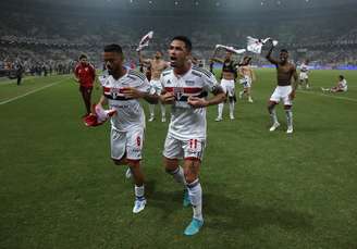 Tricolor garantiu classificação à semifinal da Sul-Americana após vencer o Ceará nos pênaltis (Foto: Rubens Chiri/São Paulo FC)