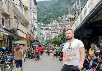 Matija Babic, criador do TasteAtlas, em uma de suas visitas ao Brasil