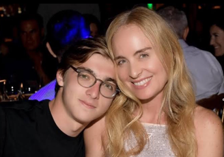 Joaquim Huck ao lado de Angélica