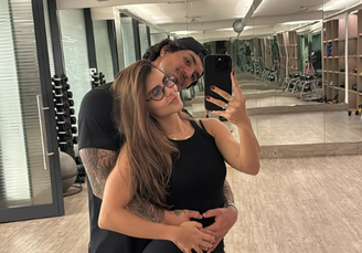 Gabriel Medina com a namorada, Isabella Arantes