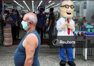 Farmárcia no Rio de Janeiro
16/04/2020. REUTERS/Ricardo Moraes