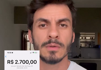 Thiago Domingues é ator de teatro e compartilhou sobre a situação em suas redes sociais nesta segunda-feira, 26