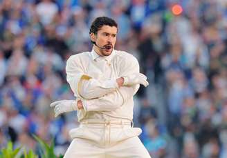 Bad Bunny em performance no Super Bowl, em Santa Clara, na Califórnia