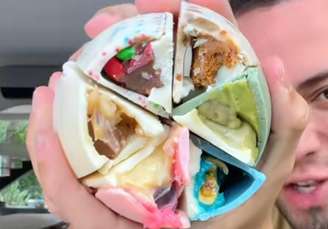 Ovo de Páscoa em fatias viraliza nas redes sociais e vira tendência para 2026