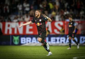 Isidro Pitta, jogador do Red Bull Bragantino. 