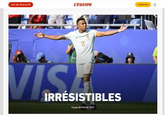 L'Equipe destaca atuação de Mbappé: "Irresistível". 