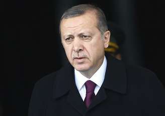 Presidente da Turquia, Tayyip Erdogan, durante cerimônia em Ancara.  03/03/2015