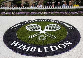 Logo do torneio de Wimbledon 
23/06/2003
REUTERS/Toby Melville/