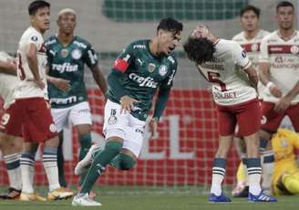 Gustavo Gómez é ídolo e capitão do Palmeiras (Foto: Andre Penner / POOL / AFP)
