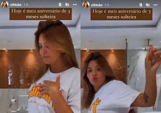 Viih Tube comemora três meses de solteira Reprodução Instagram