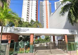 Residencial Splendor Reserva do Horto, na rua Waldemar Falcão, local onde ocorreu o acidente.