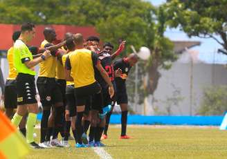 Jogadores do time sub-20 do Red Bull Bragantino. 