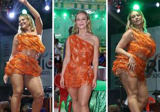 Paolla Oliveira em festa na Grande Rio