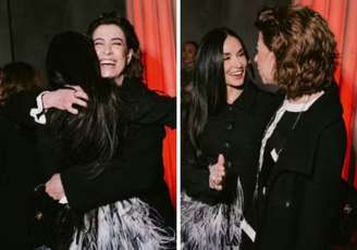 Fernanda Torres e Demi Moore no BAFTA
