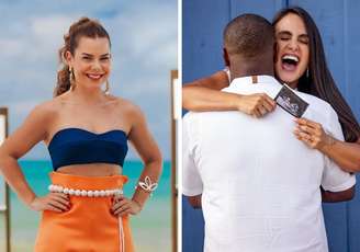 Fernanda Souza, Thiaguinho e Carol Peixinho