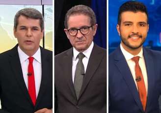 Fábio William, Carlos Tramontina e Matheus Ribeiro