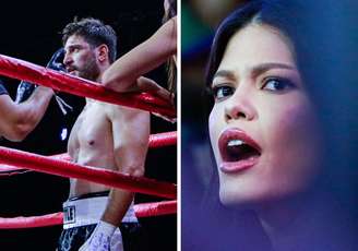 Vitória Strada assiste a nocaute do namorado, Daniel Rocha