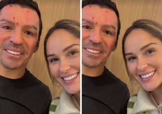 Lúcio e sua mulher no hospital