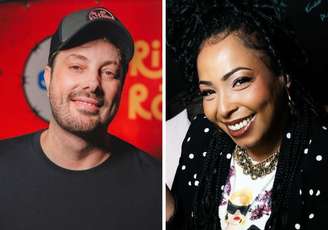 Danilo Gentili e Juliana Oliveira