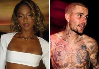 Cecília Chancez e Justin Bieber