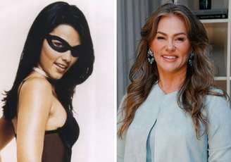 Suzana Alves caracterizada como Tiazinha | Suzana Alves com cabelos grisalhos