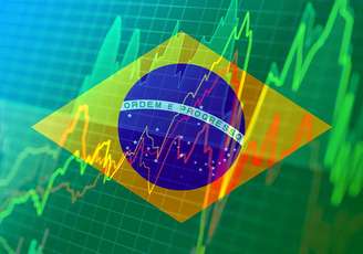 Bandeira brasileira e indicadores do mercado de ações: conceito de tendências econômicas brasileiras