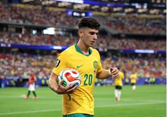 Cristian Volpato, jogador da seleção da Austrália, durante a Copa do Mundo 