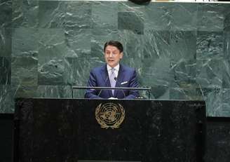 Giuseppe Conte discursa na Assembleia geral da ONU