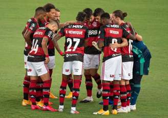 Ficou pelas oitavas: Flamengo caiu diante do Racing, nesta terça (Foto: Alexandre Vidal / Flamengo)