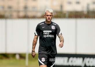 O atacante Róger Guedes durante treino do Corinthians (Foto: Rodrigo Coca/Ag. Corinthians)