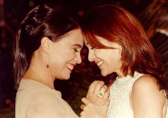 Regina Duarte e Gabriela Duarte juntas na novela 'Por Amor' (1997)