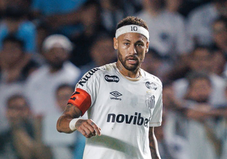 Neymar virou alvo de provocações na web após eliminação do Santos
