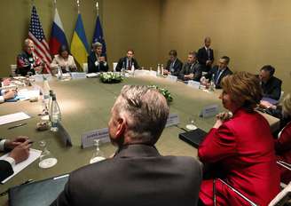 <p>Em reunião em Genebra, líderes chegaram a uma série de acordos para conter a crise na Ucrânia</p>