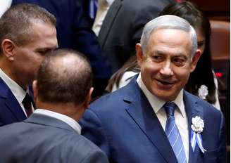 Premiê israelense, Benjamin Netanyahu, no Knesset
30/04/2019
REUTERS/Ronen Zvulun/