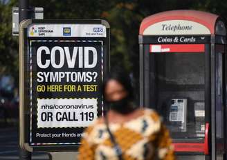 Reino Unido vem registrando uma média de 3 mil casos por dia de Covid