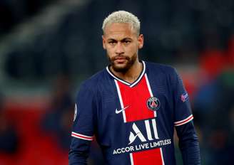 Neymar durante partida do Paris St Germain contra o Istanbul Basaksehir pela Liga dos Campeões
09/12/2020 REUTERS/Charles Platiau